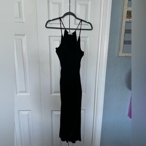 LOFT black jumpsuit with pockets